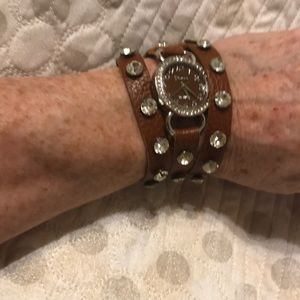 Glitz/Glam western Wrap watch